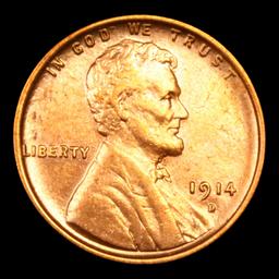 ***Auction Highlight*** 1914-d Lincoln Cent 1c Graded ms64 rd By SEGS (fc)
