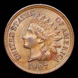 1907 Indian Cent 1c Grades Select Unc