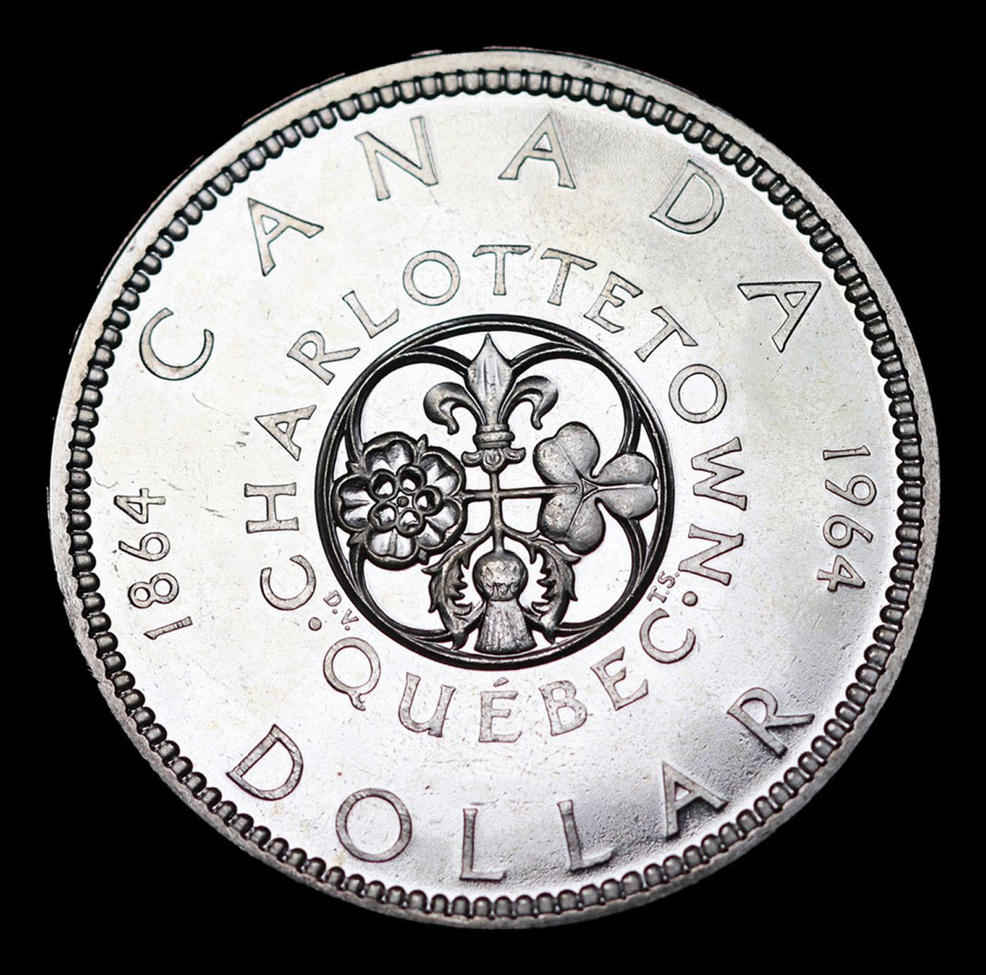 1964 Canada $1 Silver Canada Dollar KM# 121 $1 Grades GEM++ PL