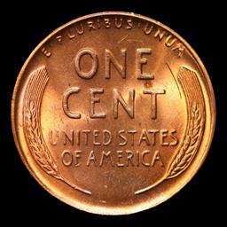 1942-d Lincoln Cent 1c Grades GEM Unc RD