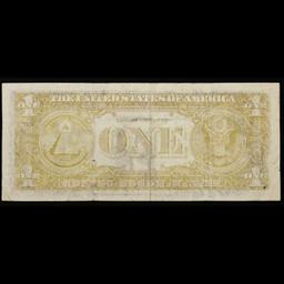 1963A $1 Federal Reserve Note (New York, NY) Mint Error Grades vf+