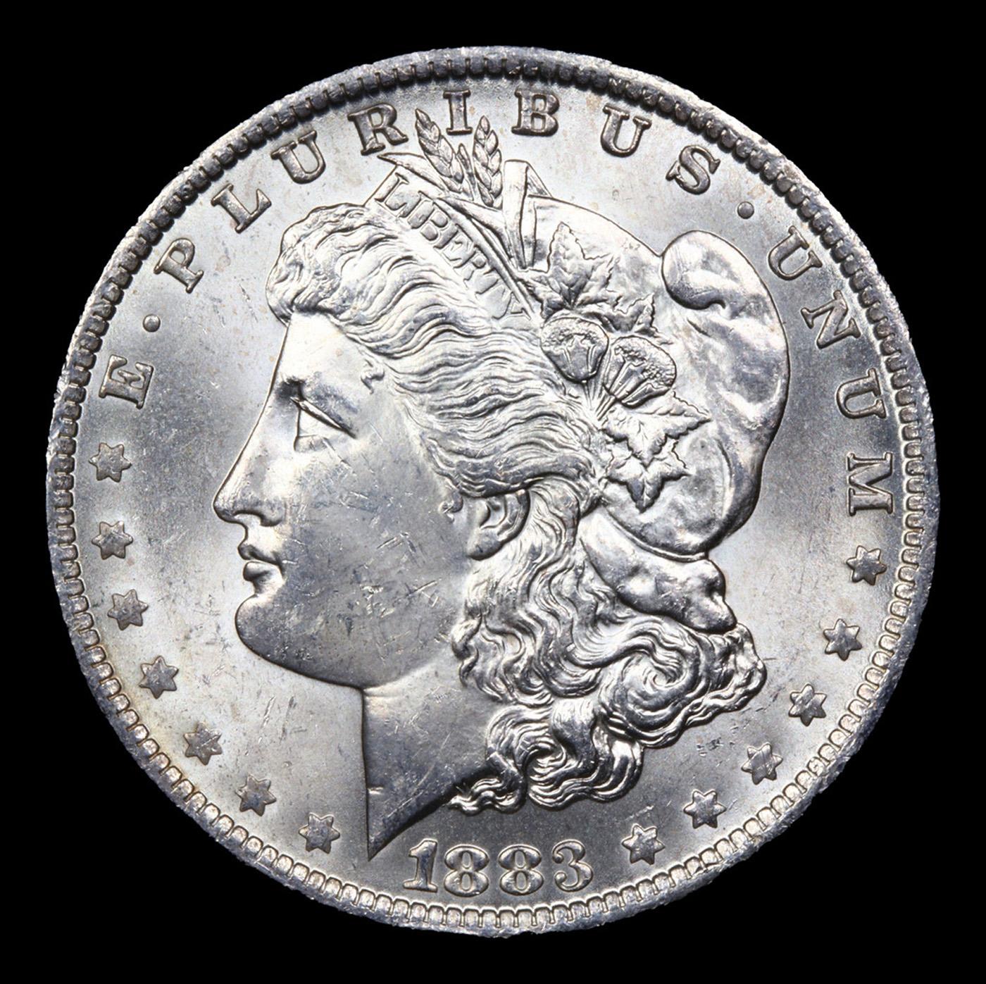 1883-o Morgan Dollar $1 Grades Choice+ Unc