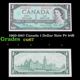 1960-1967 Canada 1 Dollar Note P# 84B Grades Gem++ CU