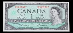 1960-1967 Canada 1 Dollar Note P# 84B Grades Gem++ CU