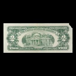 1963 $2 Red seal United States Note Grades AU Details