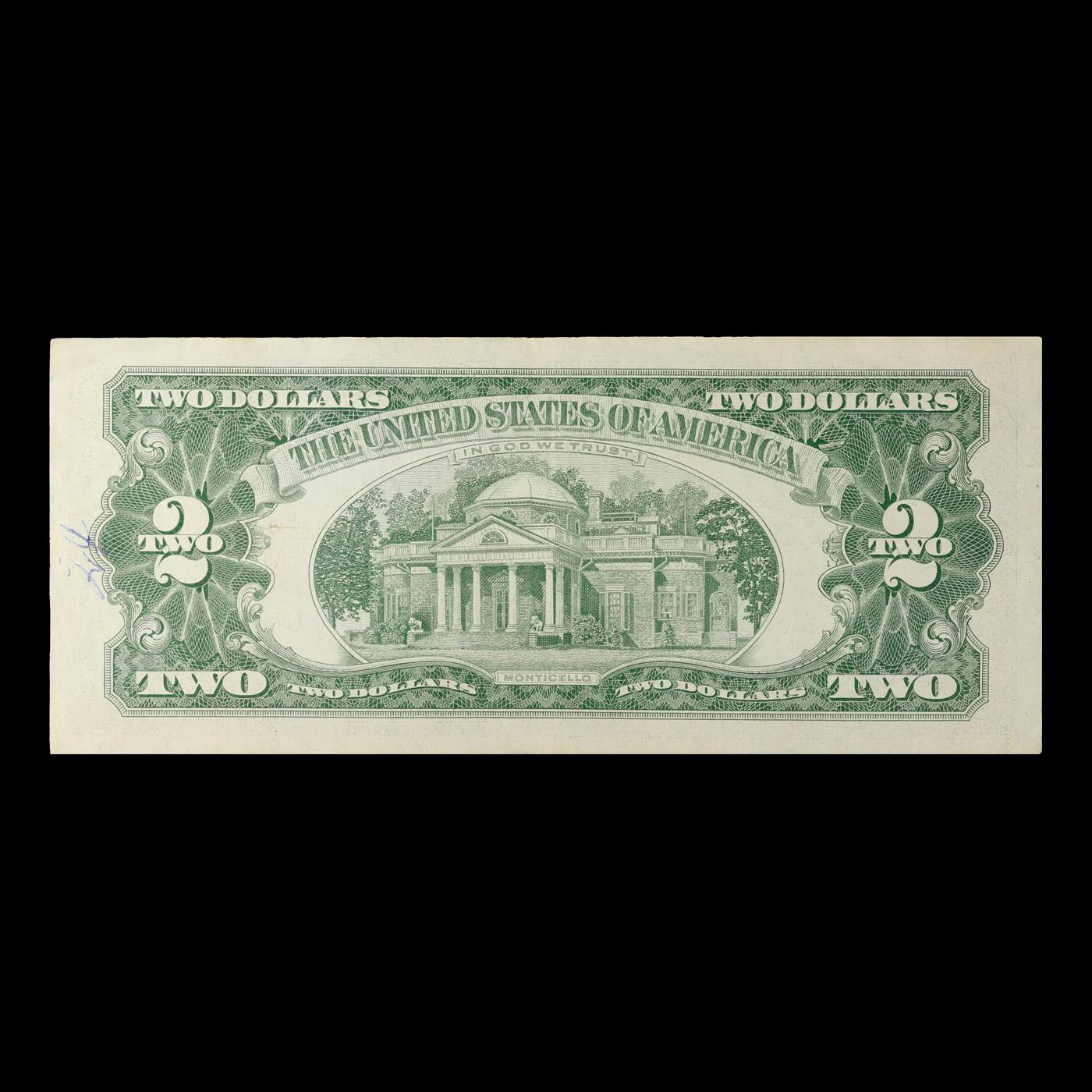 1963A $2 Red seal United States Note Grades xf+