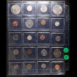 Huge Liifetime Collection - Too Many Coins To Auction Individually - This Lot is For One Page of 20