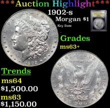 $ ***Auction Highlight*** 1902-s Morgan Dollar 1 Graded Select+ Unc By USCG (fc)