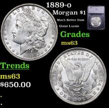 1889-o Morgan Dollar $1 Graded ms63 By SEGS