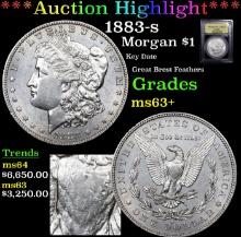 ***Auction Highlight*** 1883-s Morgan Dollar $1 Graded Select+ Unc BY USCG (fc)