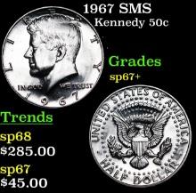 1967 SMS Kennedy Half Dollar 50c Grades sp67+