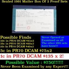 Original sealed box 1- 1991 United States Mint Proof Sets