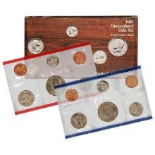 1985 United States Mint Set in Original Government Packaging, 10 Coins Inside!