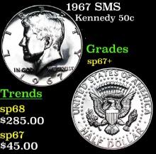 1967 SMS Kennedy Half Dollar 50c Grades sp67+