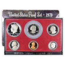 1979 United Stated Mint Proof Set 6 coins