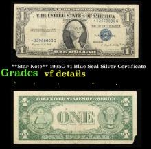 **Star Note** 1935G $1 Blue Seal Silver Certificate Grades vf details