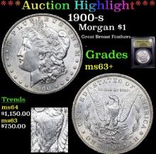 ***Auction Highlight*** 1900-s Morgan Dollar 1 Graded Select+ Unc By USCG (fc)