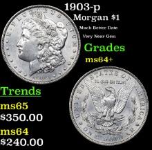 1903-p Morgan Dollar 1 Grades Choice+ Unc