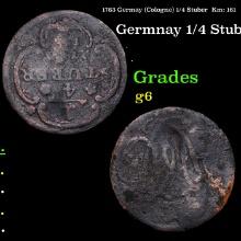 1763 Germay (Cologne) 1/4 Stuber  Km: 161 Grades g+