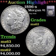 ***Auction Highlight*** 1896-s Morgan Dollar 1 Graded ms62 BY SEGS (fc)