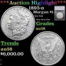 ***Auction Highlight*** 1895-o Morgan Dollar $1 Graded au58 By SEGS (fc)