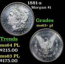 1881-s Morgan Dollar 1 Grades Select Unc+ PL