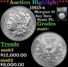 ***Auction Highlight*** 1903-s Morgan Dollar 1 Graded Select Unc By USCG (fc)