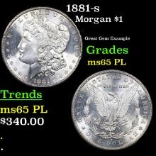 1881-s Morgan Dollar 1 Grades GEM Unc PL