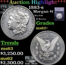 ***Auction Highlight*** 1883-s Morgan Dollar 1 Graded ms62+ By SEGS (fc)