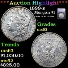 ***Auction Highlight*** 1899-s Morgan Dollar 1 Graded ms62 By SEGS (fc)