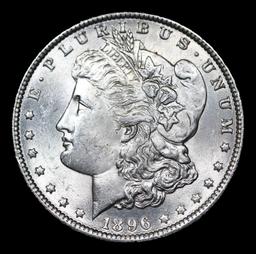 1896-p Morgan Dollar $1 Grades GEM+ Unc