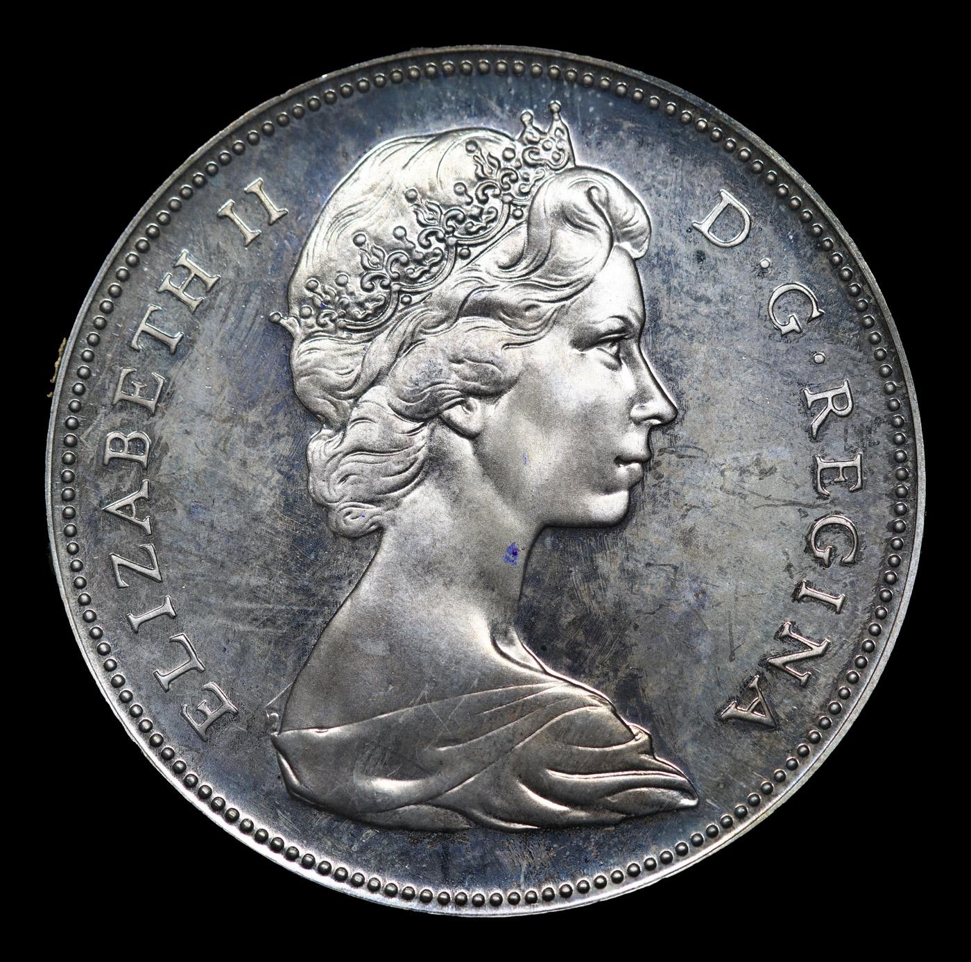 Proof 1967 Canada $1 Silver KM# 70 Grades GEM+ Proof