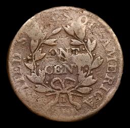 1803 Sm Date, Lg Frac Draped Bust Large Cent 1c Grades g details