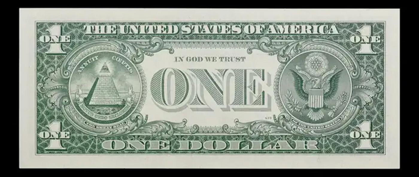 1963 $1 Federal Reserve Note Grades Gem++ CU
