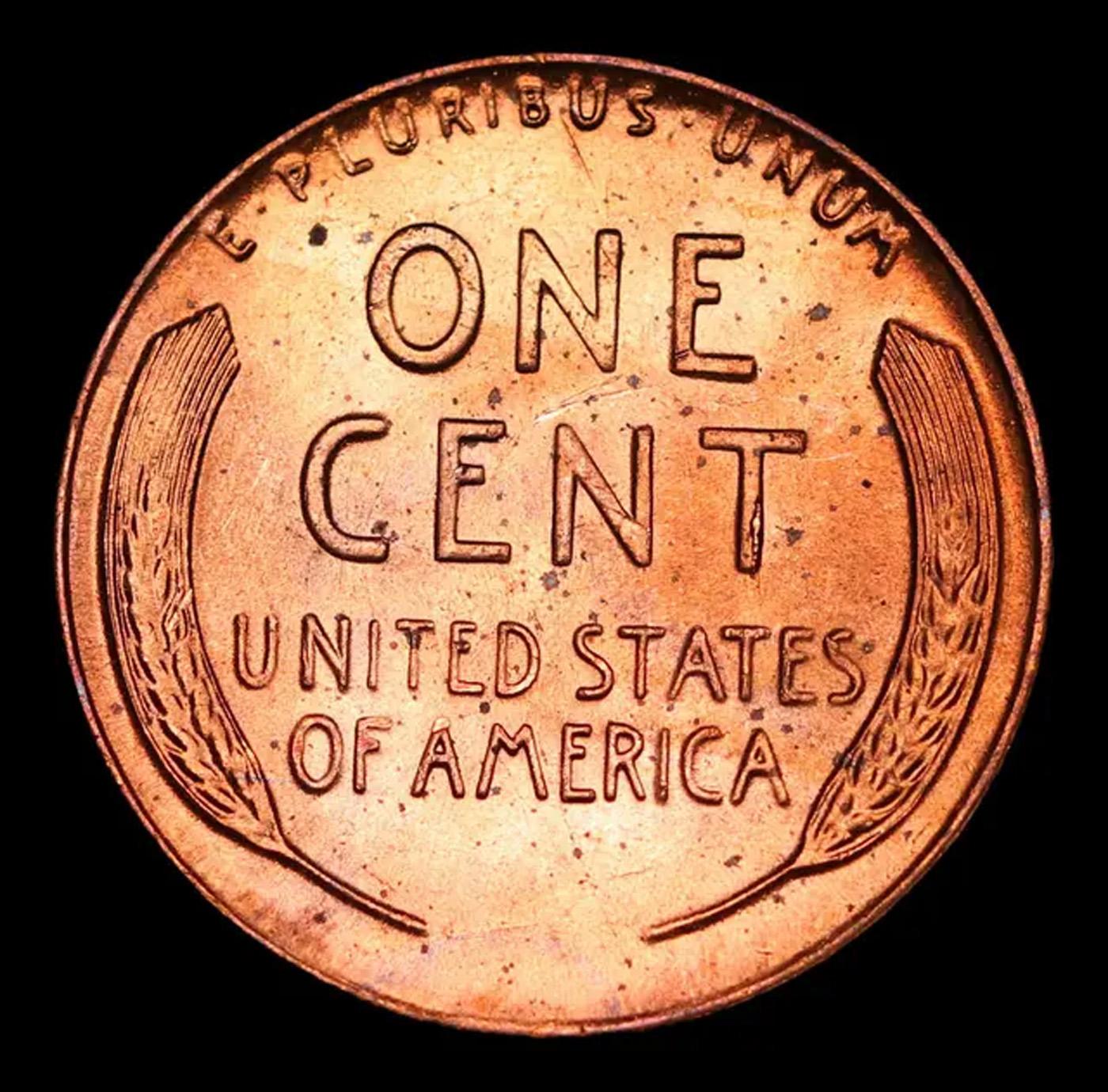 1957-p Lincoln Cent 1c Grades Gem+ Unc RD