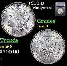 1896-p Morgan Dollar $1 Graded ms66 By SEGS