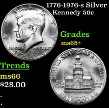 1776-1976-s Silver Kennedy Half Dollar 50c Grades GEM+ Unc