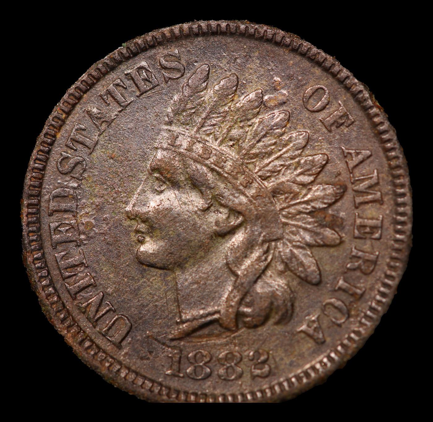 1882 Indian Cent 1c Grades Unc Details