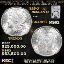 ***Auction Highlight*** NGC 1895-o Morgan Dollar 1 Graded ms62 By NGC (fc)