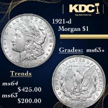 1921-d Morgan Dollar 1 Grades Select+ Unc