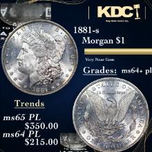 1881-s Morgan Dollar 1 Grades Choice Unc+ PL