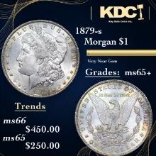 1879-s Morgan Dollar $1 Grades GEM+ Unc