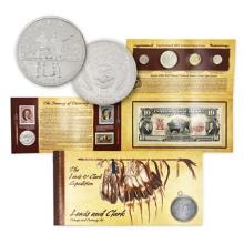 Sealed 2004 United States Mint Lewis & Clark Coin & Currency Set
