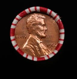 THIS AUCTION ONLY! BU Shotgun Lincoln 1c roll, 1962-d 50 pcs Plus one bonus random date BU roll! Ban