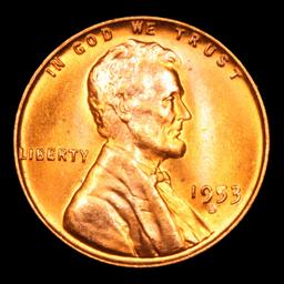 1953-d Lincoln Cent 1c Grades GEM+ Unc RD