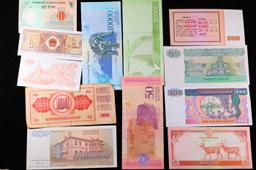 Lot of 25 Different Foreign Notes, A Variety of Countries, Dates, and Denominations!