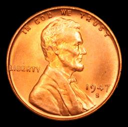 1947-s Lincoln Cent 1c Grades GEM++ RD