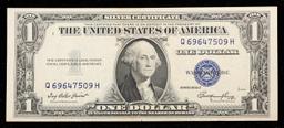 1935E $1 Blue Seal Silver Certificate Grades Choice CU