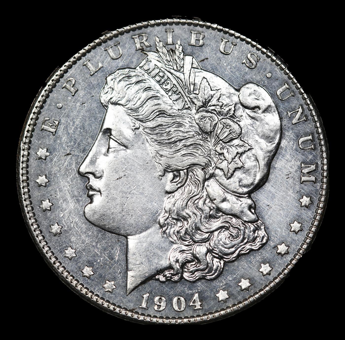 ***Auction Highlight*** 1904-s Morgan Dollar Near TOP POP! 1 Graded ms63+ DMPL By SEGS (fc)