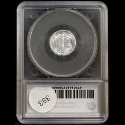 ***Auction Highlight*** 1942/1-d Mercury Dime 10c Graded ms64 FSB By SEGS (fc)